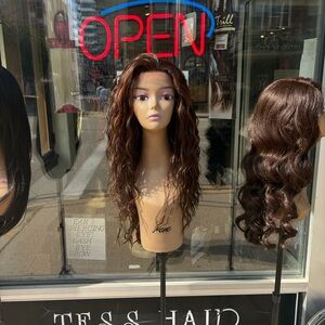Brown Wavy Hair Wig sale sale last one